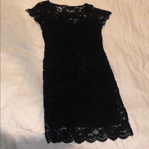 Lacy black dress